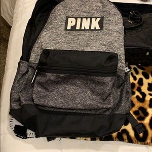 Pink backpack